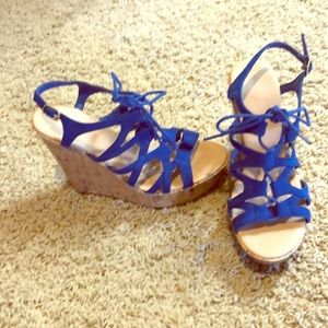 Blue wedges